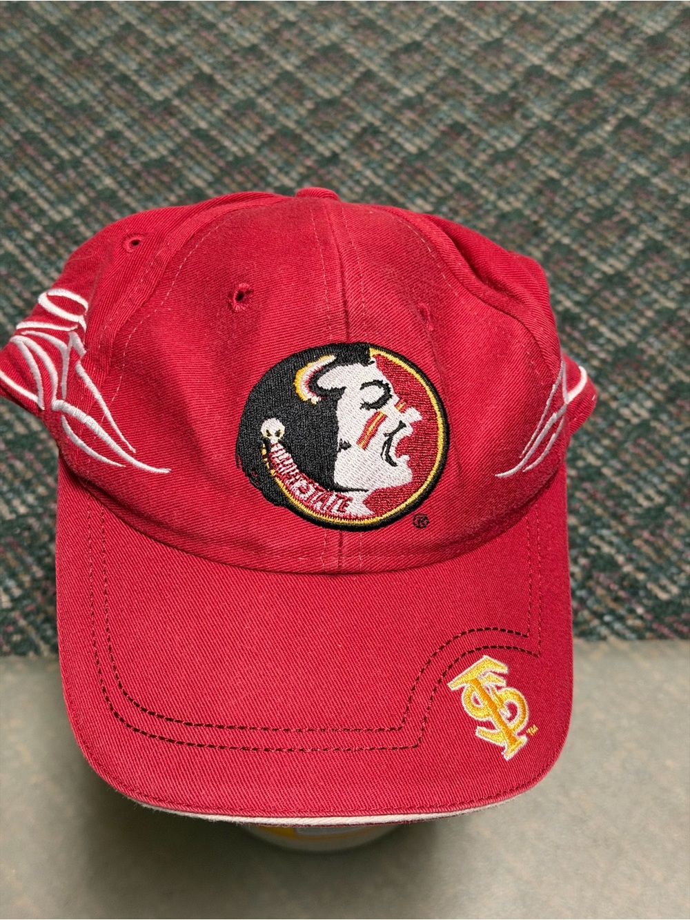 FSU Garnet Baseball Cap with Seminole Logo